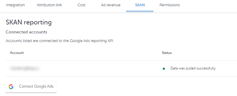 AppsFlyer Google Ads SKAN reporting