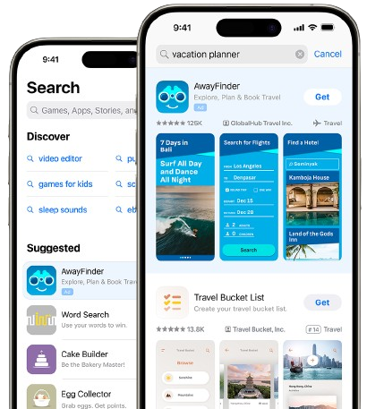 apple search ads example